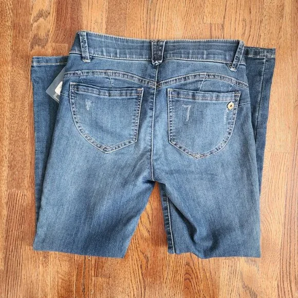 Democracy Women's Skinny Jeans - Blue Denim - Picture 6 of 8